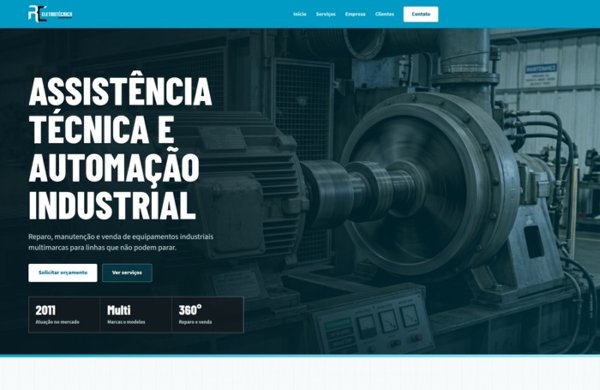 Pr&eacute;via do site RC Eletrot&eacute;cnica